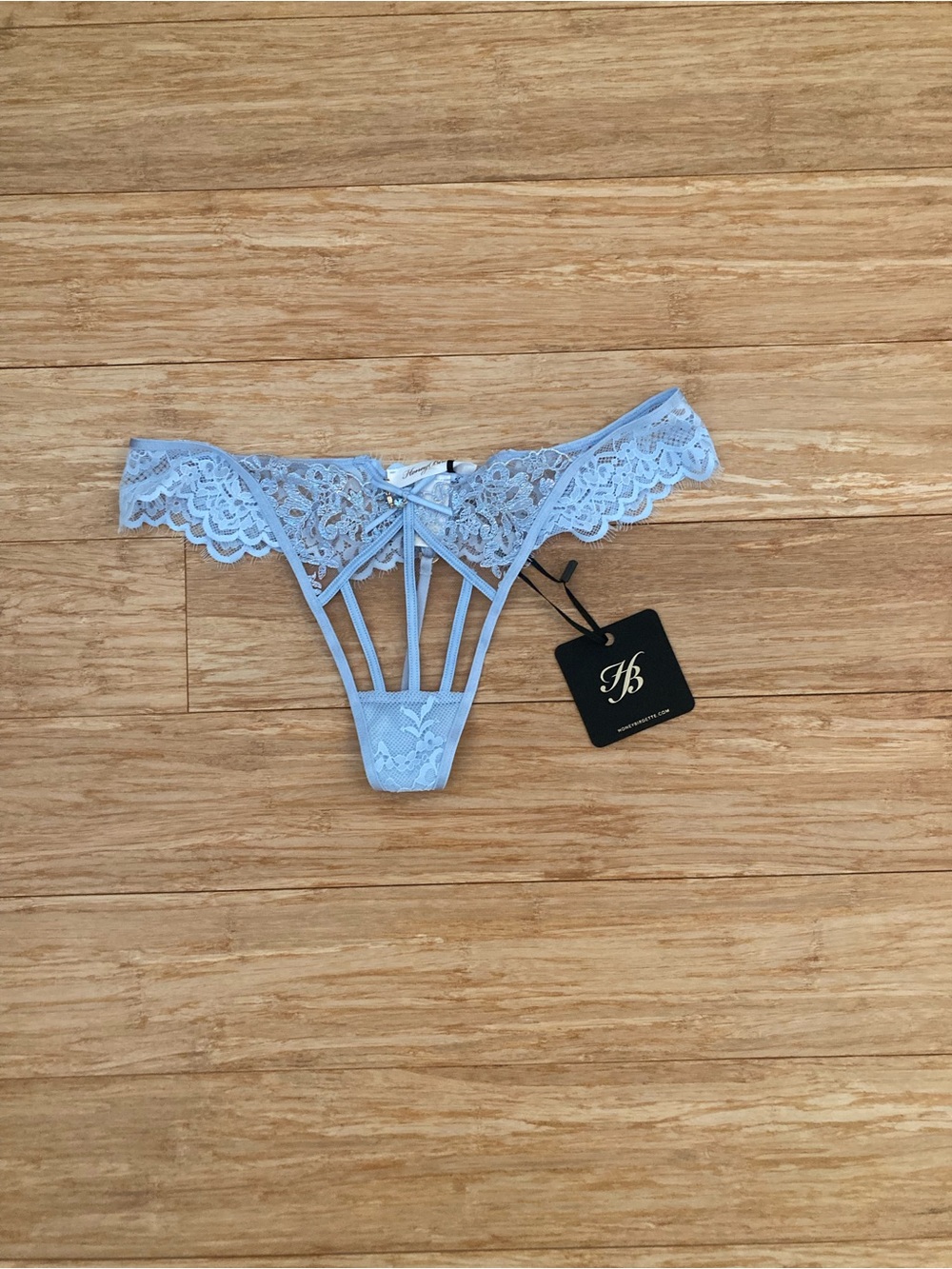 Honey Birdette Kate Sky-Blue String Thong